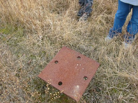 Blue Sky Drive-In Theatre - Screen Foundation - Photo By Www (newer photo)